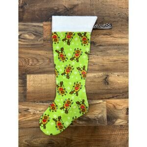 Christmas Moose Handmand Christmas Stocking for you or Pet